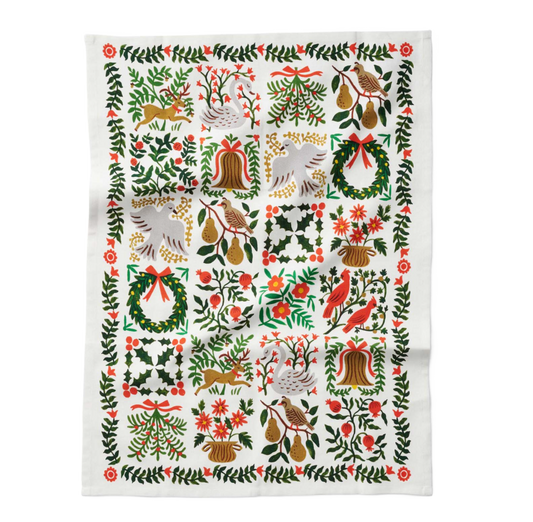 Christmastide Tea Towel