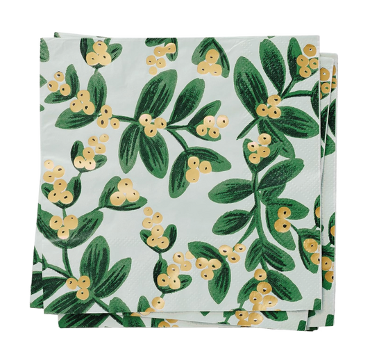 Mistletoe Cocktail Napkins