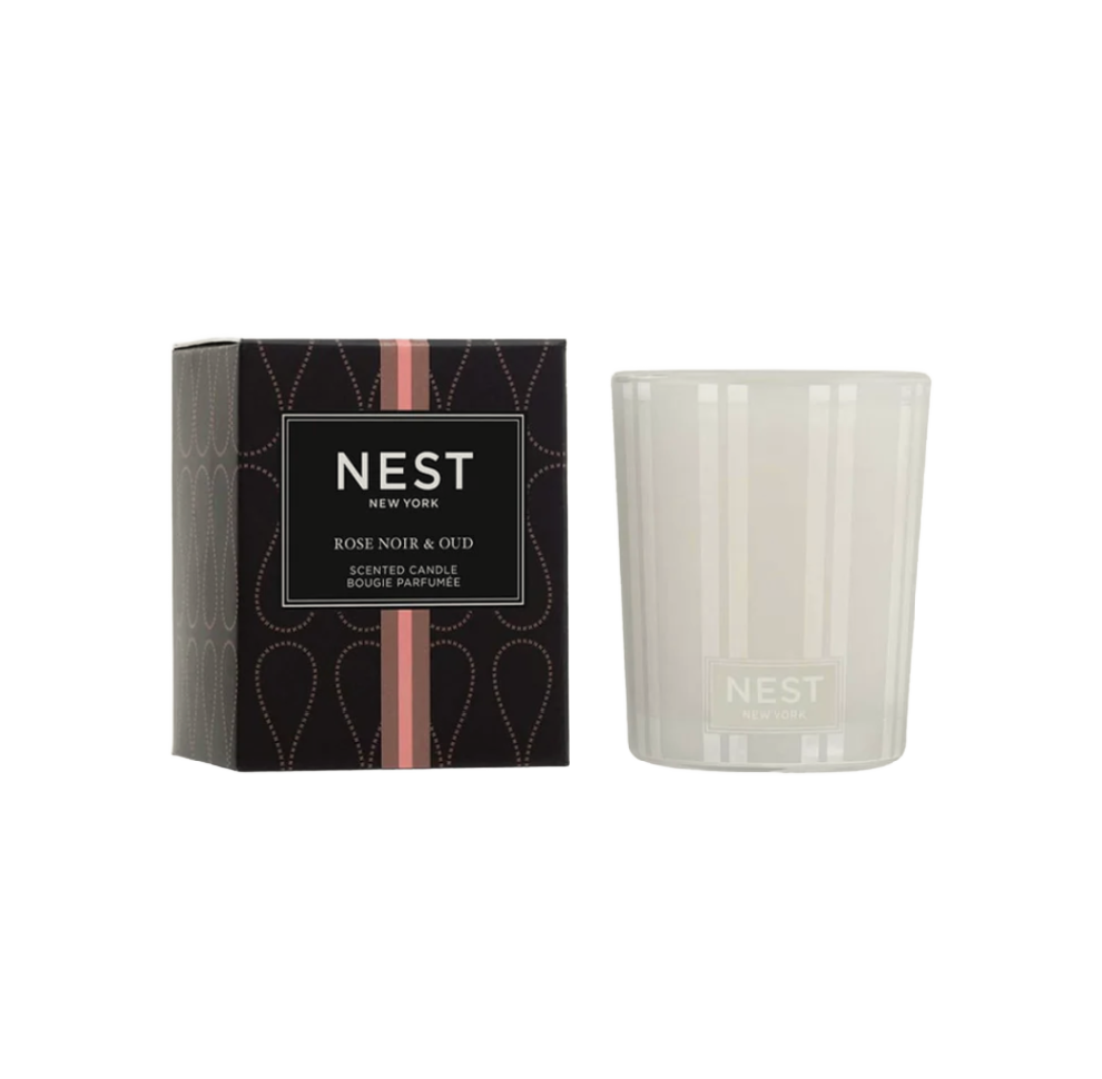 Rose Noir Classic Votive Candle by NEST