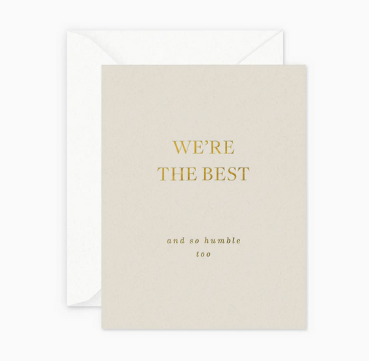 We're the Best Greeting Card