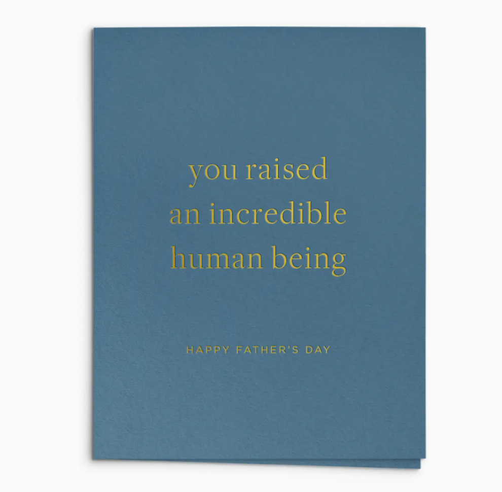 Incredible Fathers Day Greeting Card