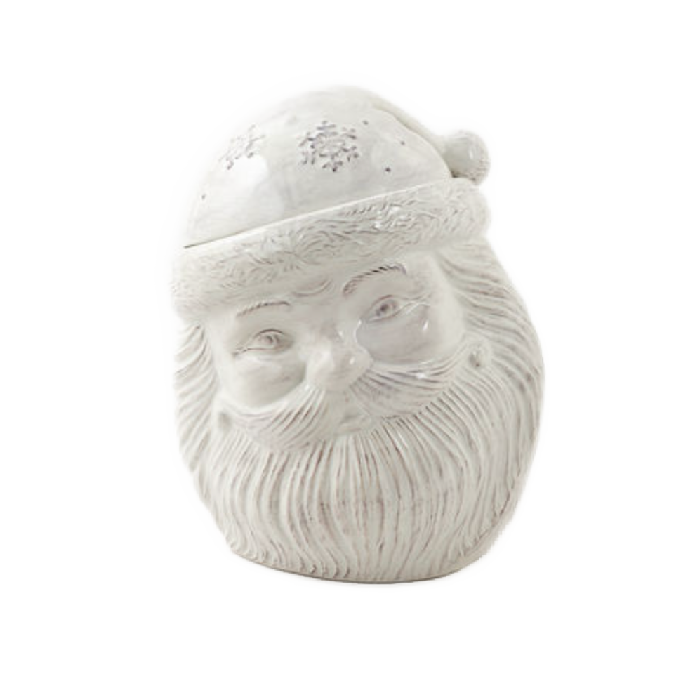 Ceramic Santa Cookie Jar 10"