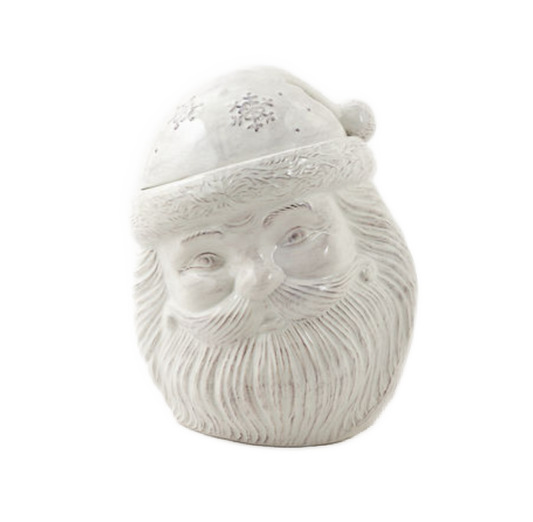 Ceramic Santa Cookie Jar 10"