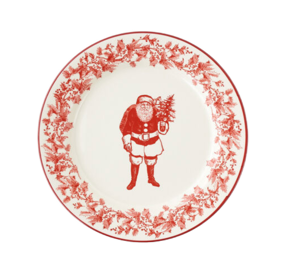 Santa Melamine Plate