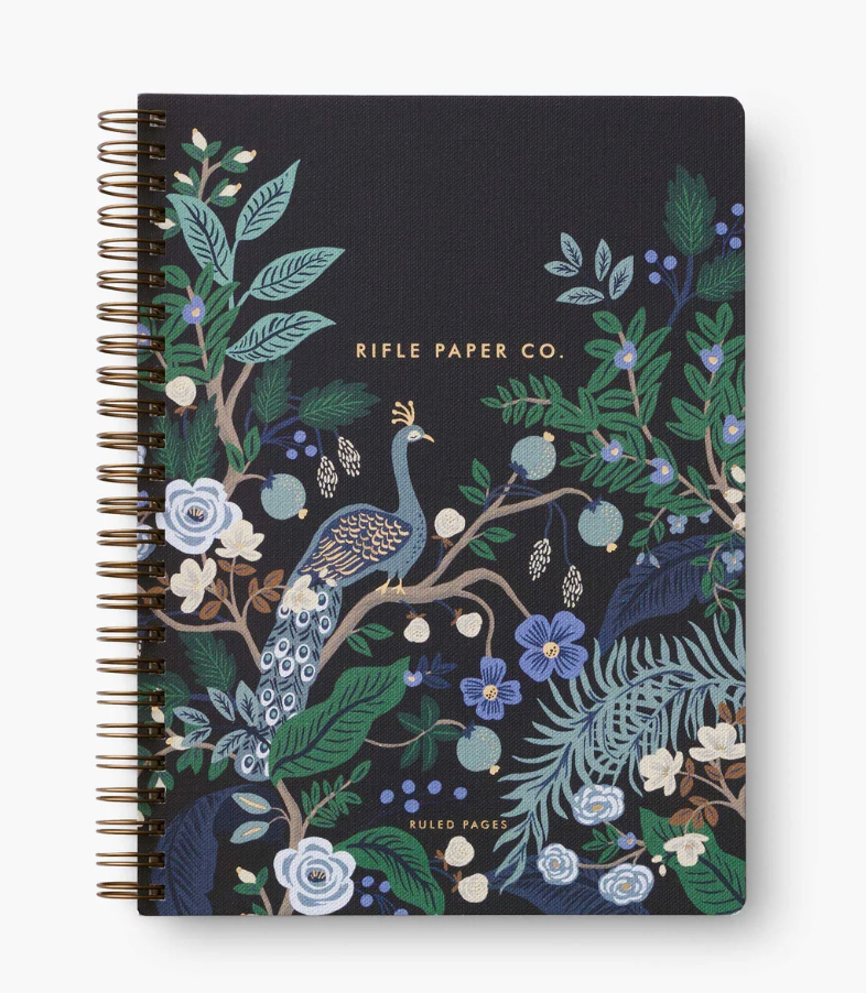 Peacock Spiral Notebook