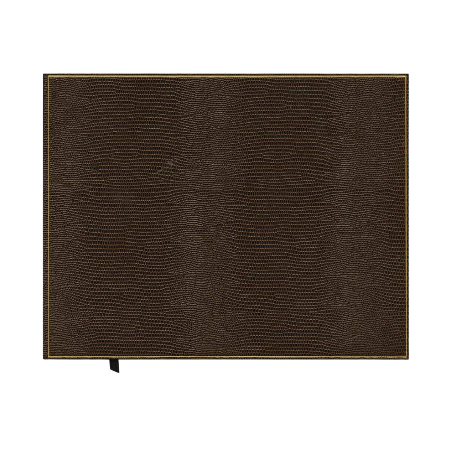 Brown Black Snakeskin Guest Book