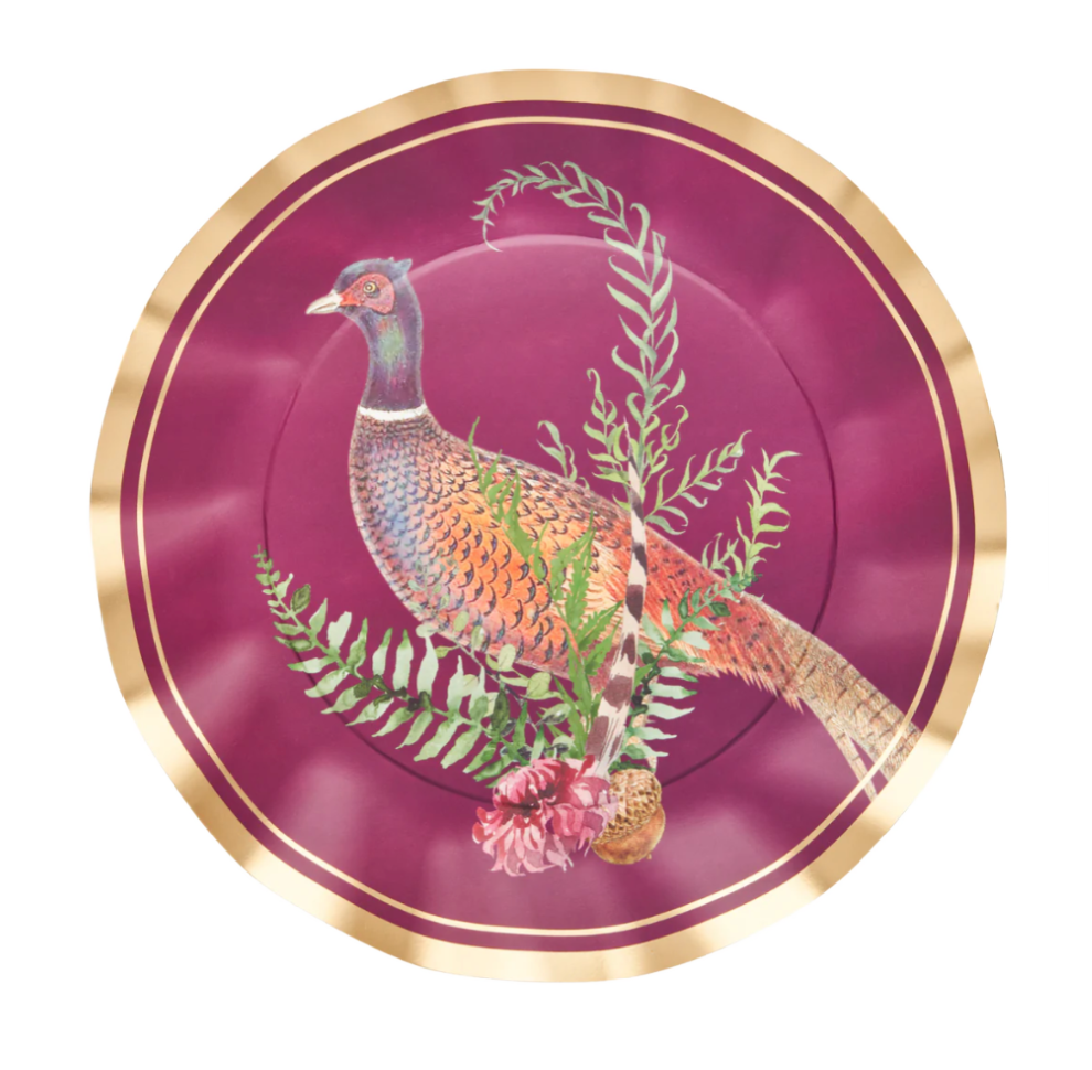 Feather Grove Dinner Paper Plate