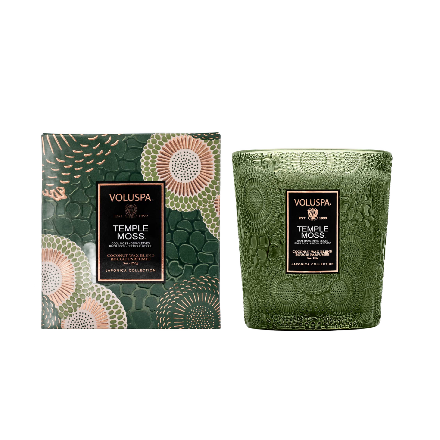 Temple Moss Voluspa 9oz Candle