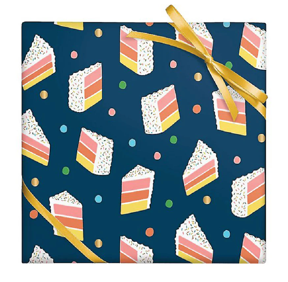 Birthday Cake Stone Wrapping Paper