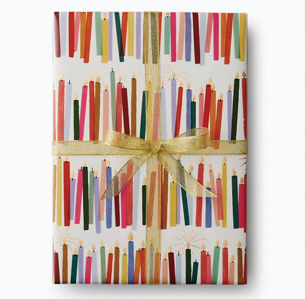 Birthday Candles Wrapping Paper