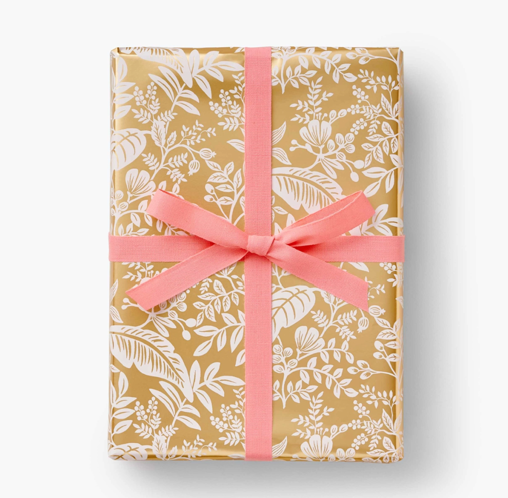 Canopy Gold Wrapping Paper