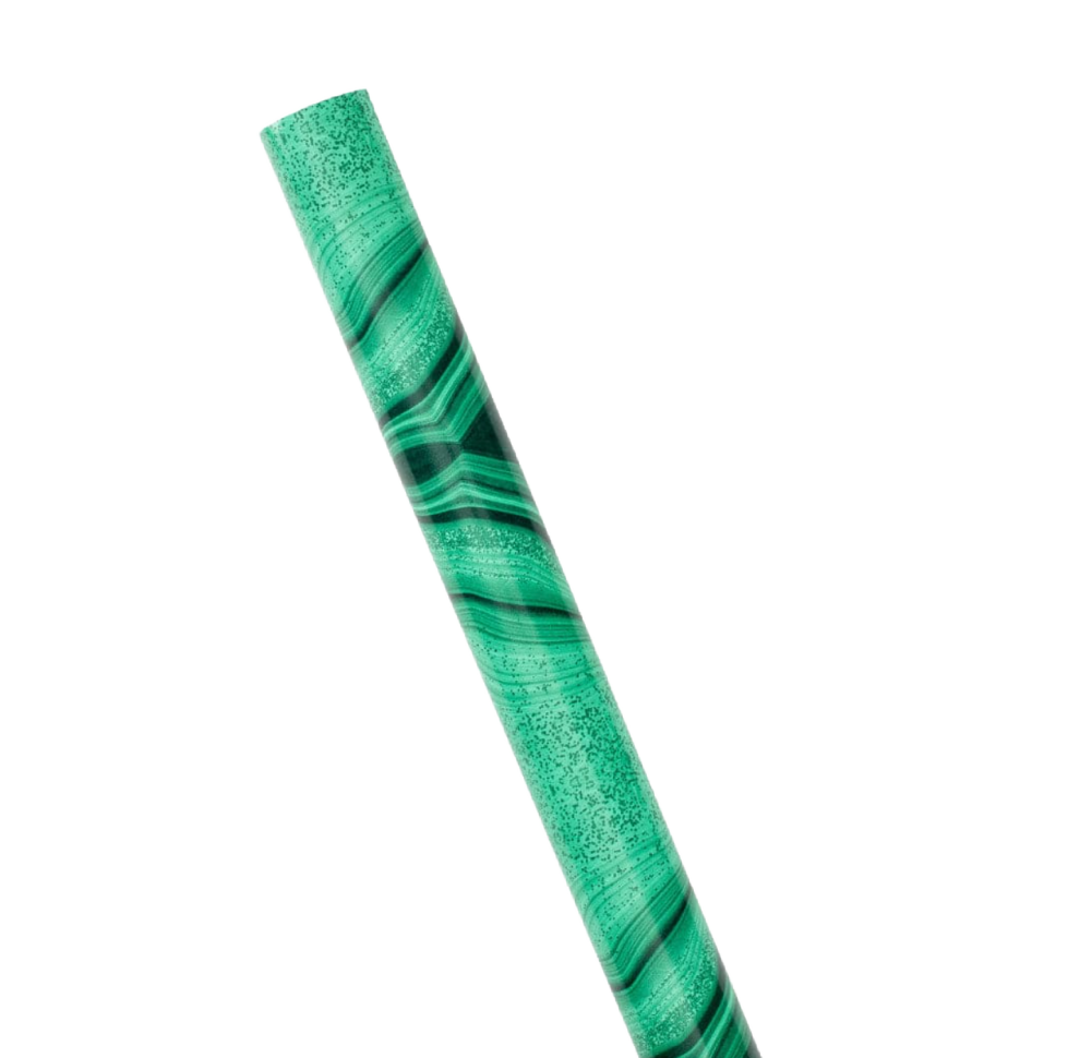 Malachite Holiday Wrapping Paper